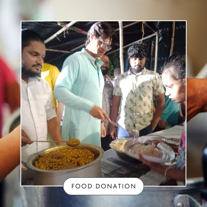 Devendra Jagtap Food Donation Camp